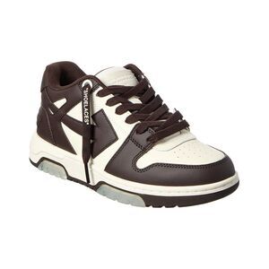 Off-White™ Out Of Office Leather Sneaker, Brown